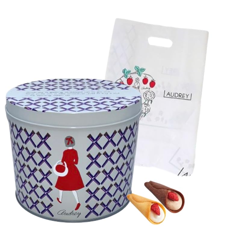 Amazon.co.jp: 【手提げ袋付】オードリー グレイシア バレンタイン缶